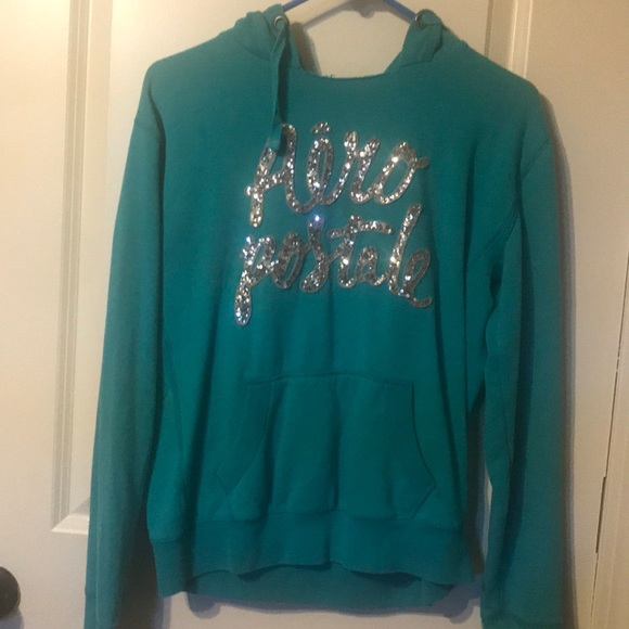 Blue aéro postal hoodie - Picture 1 of 2